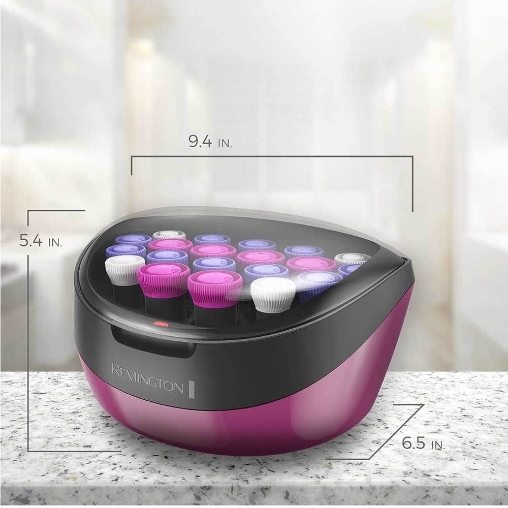 Remington Pink and Black Hair Roller Set